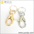 Design special soft yellow lobster hook keychain