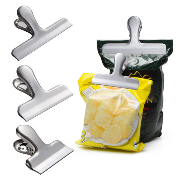 Food Storage Stainless Steel Chip Bag Clips kitchen Food Sealing Bag Clips Fresh Food Clips Seal Food Sealing Clamp Clip 1126