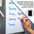 16.5"x11.5" Magnetic Dry Erase Whiteboard Sheet for Refrigerator 4 Magnetic Markers Magnetic Eraser Dry Erase Board A3 Size Note