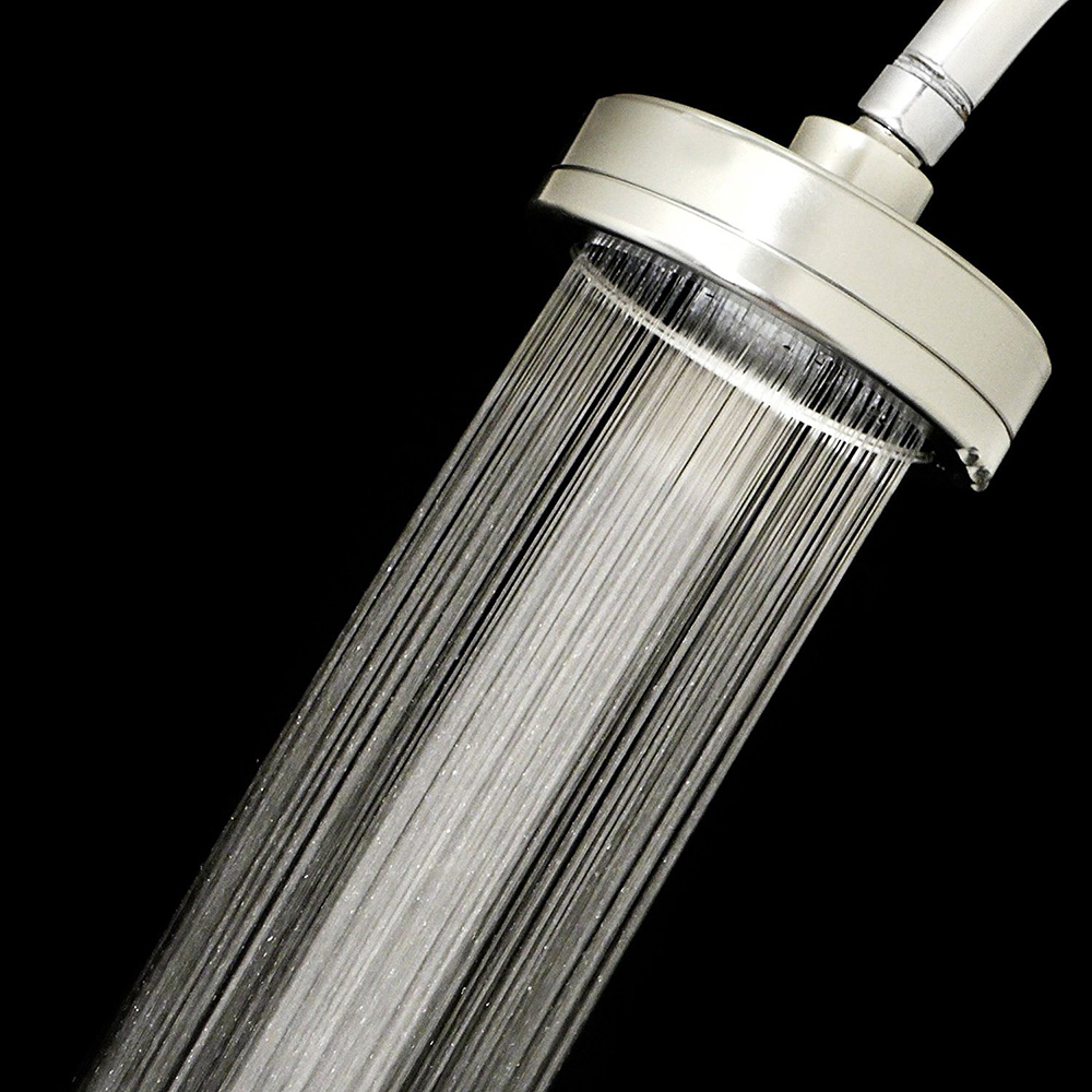 Aluminum Space High Pressure Shower Head With Filter For Hard Water Filter Shower Head Removes Chlorine And Flouride Shower Head
