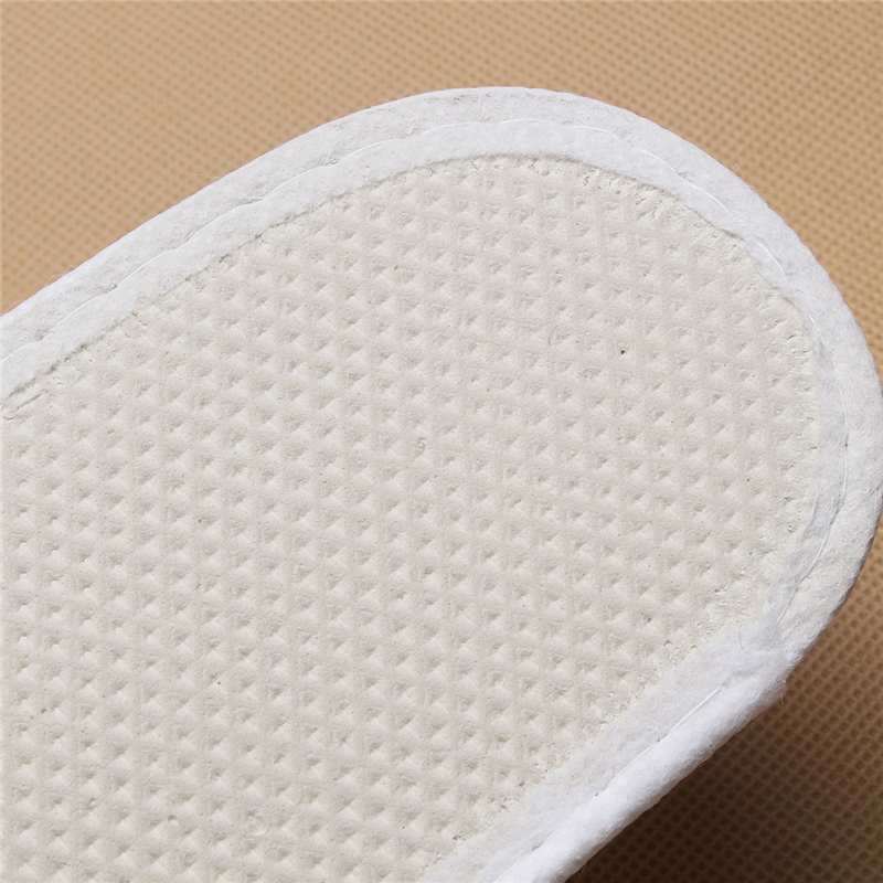 20 Pairs / 100 Pairs White Disposable Slippers Towelling Hotel SPA Home Floor Slippers For Unisex Guest Breathable Indoor Shoes