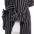 Fashion Mother Daughter Family Matching Outfits Rompers Mom Kids Womens Striped Off Shoulder Jumpsuit Playsuit Clothes Outfits