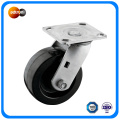 Swivel Caster with Elastic Rubber Wheel