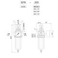 Pressure Regulating Filter PNEUMATIC AIR FILTER REGULATOR BSP Air-Oil-Water Separator SFR Series