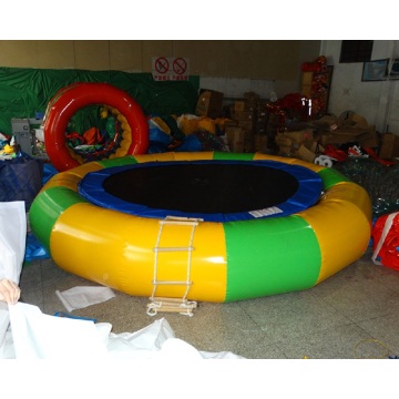 Water play equipment inflatable jump water trampoline water park game water jumping bed