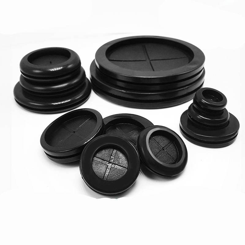 180pcs/box Rubber Wire Grommet Gasket Seal ring Assortment Set Black Firewall Hole Plug cover cable holder protector Hardware