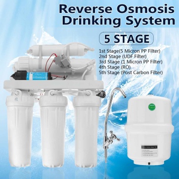 5 RO Reverse Osmosis System Drinking Water Filter Purifier Kitchen Water Filters Membrane System Filtration With Faucet