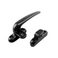 ABSS-Door and Window Handle Lock Casement Window Lock Wheel Handle Black