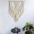Hand-woven Pendant Macrame Wall Hanging Art Woven Tapestry Bohemian Crafts Decoration Gorgeous Tapestry For Home Bedroom