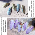 6/12 Colors Solid Pigment Watercolor Paints Set Metallic Pearl Gold Silver Nail Chrome Glitter Powder DIY Manicure Decor LY1838