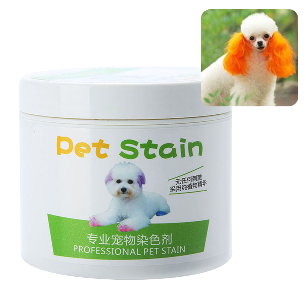 1Pc 100ml Professional Hair Dye Gel for Dogs Pet Stain Anti Allergic Cat Dog Hair Dye Cream Coloring Agent DIY dyeing wax