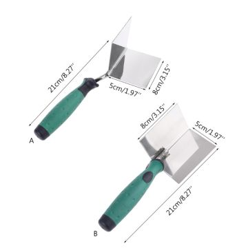 Drywall Inside & Outside Corner Tool Flexes 90 degree Corner Mudding Finish Tool Q1FD