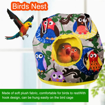 best selling 2020 products Bird Tent Plush Warm Hut Hanging Bed for Cage Sleeping Bed Parrot Cave Pet Accessories#40