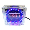 Electronic clock kit C51 MCU light control temperature DS1302 rotating LED water lamp DIY production parts