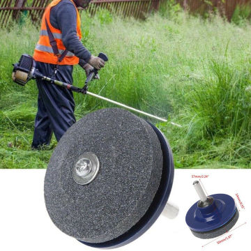 Mower Universal Sharpener Fit Any Drill Accessories Mower Tool Sharpener Knife Whetstone Grinding Wheel Whetstone Tools