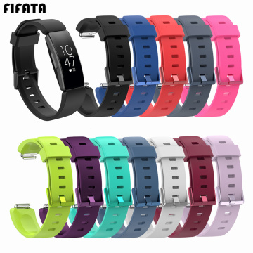 FIFATA Soft Silicone Wristband Replacement Sports Watch Band For Fitbit Inspire / Inspire HR Strap Bracelet correa Accessories