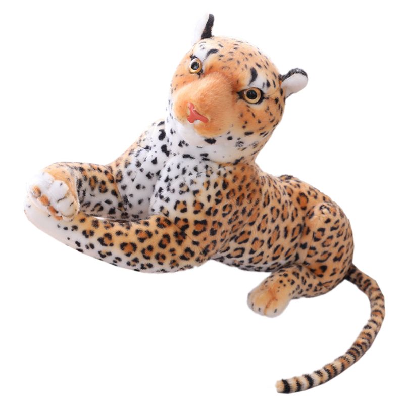 Realistic Giant Black Leopard Panther Plush Toys Soft Stuffed Animal Cushion Children Kids Gifts Furnishings Sofa Cushion