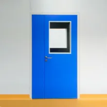 Double door aluminum alloy clean-room door