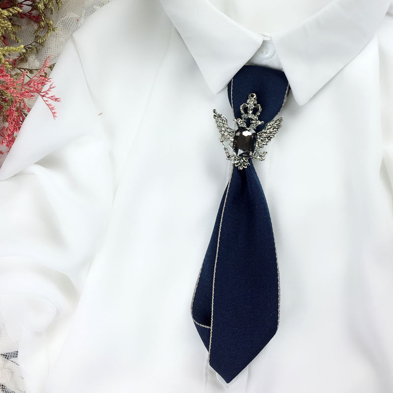 Free shipping New man Original female collar Korean college wind work uniform double bow tie general professional bank necktie