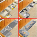 2PCS Carpet Anti Slip Bohemian Style Geometric Pattern Rug Home Rug for Living Room Kitchen Bedroom Floor Carpet Rug Set Decor
