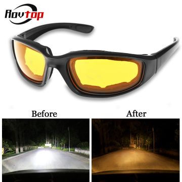 UV400 Anti-Glare Night Vision Driver Goggles Night Driving Enhanced Light Glasses Fashion Sunglasses Goggles Car Accessries