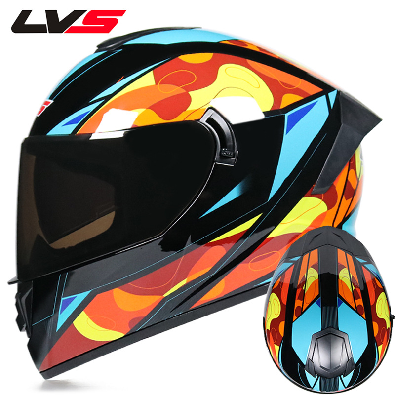 LVS New Motocross Casco Moto Full Face Motorcycle Helmet Moto Riding Racing Helmet Off Road Capacete Moto DOT Approved