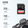 SanDisk Memory Card 32GB SD Card 64GB 128GB 256GB SDXC Extreme PRO 170MB/s Flash Drive for Camera