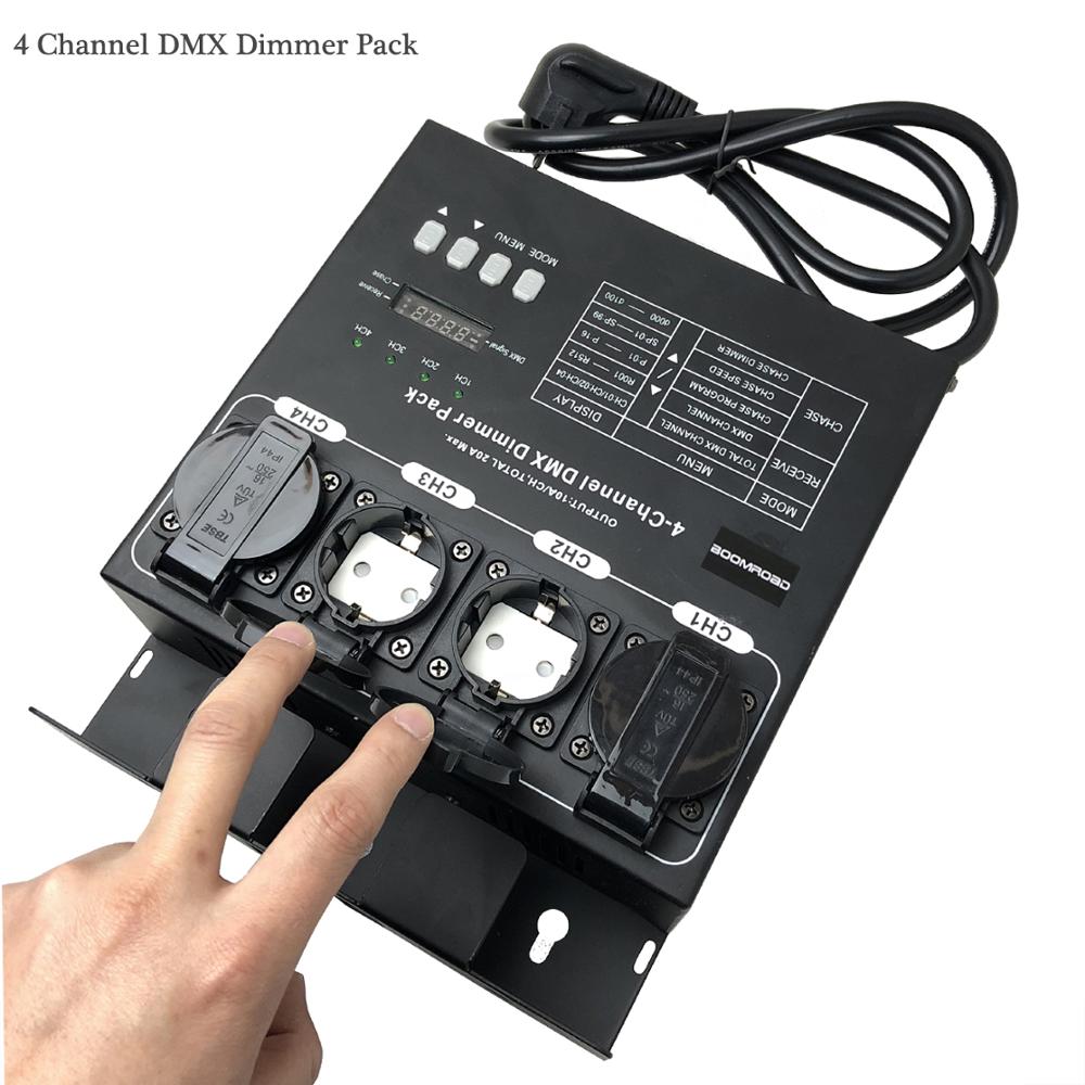 4ch Dmx Dimmer Pack Led Decoder 1kw DMX Dimmer Rear Controller Dimming Pack For Stage Light Fixtures