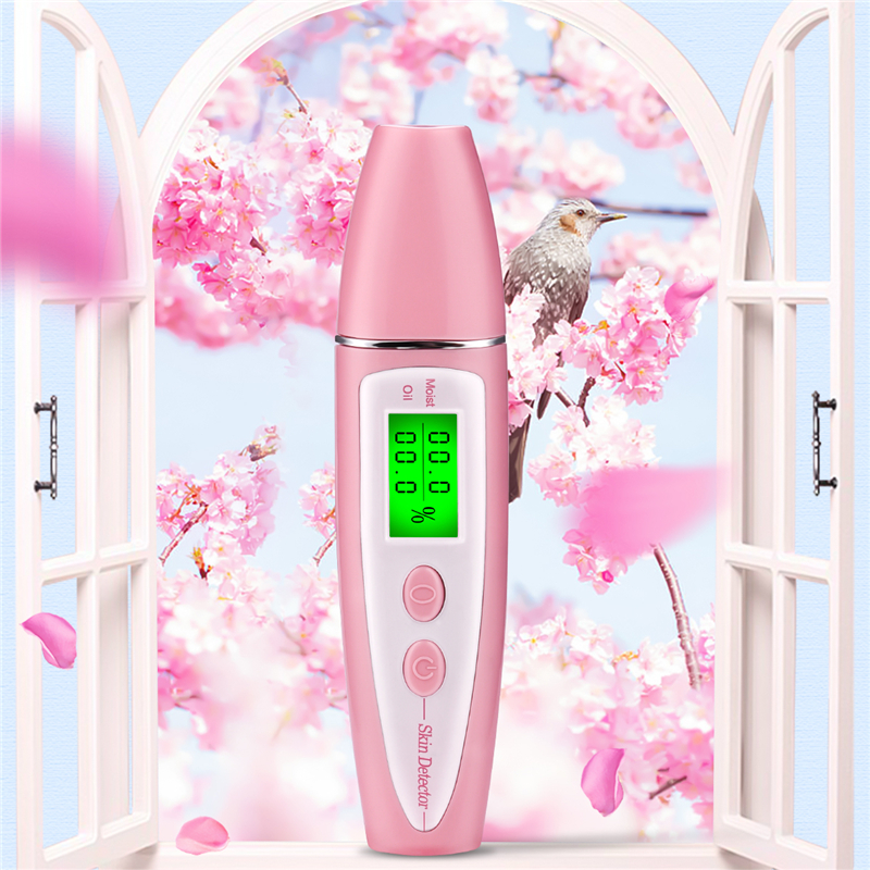 New High Presicion LCD Display Body Skin Analyzer Moisture Oil Water Tester Meter Health Monitor Face Care Skin Tester Moisture