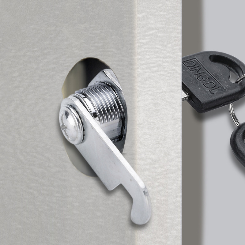Drawer Lock with 2 Keys Cam Lock for Mailbox Drawer Cabinet Door Office Desk Cupboard Locker Security Furniture Lock Hardware