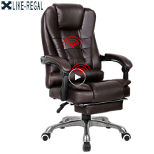 High quality office chair, computer chair, ergonomic chair with footstool