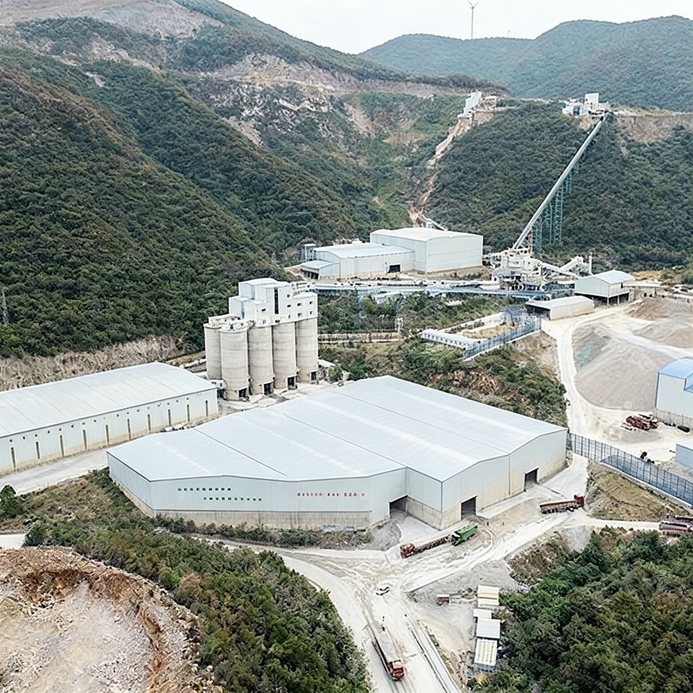 Dolomite aggregate production line