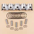 5Pcs/lot 35mm Piston Pin Rings Kit For STIHL FS120 FS120R FS300 BT121 FS 120 300 Brushcutter Grass Trimmer Spare Parts