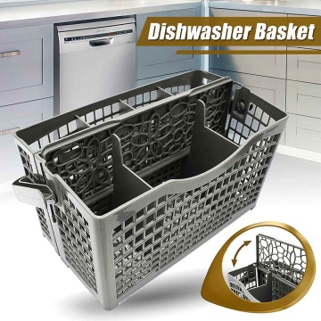 Universal Dishwasher Basket Cutlery Basket Dishwasher Parts Dish Washer Storage Box for Bosch Maytag Whirpool LG Samsung GE