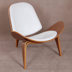Hans Wegner CH07 Wood Shell Lounge Chair