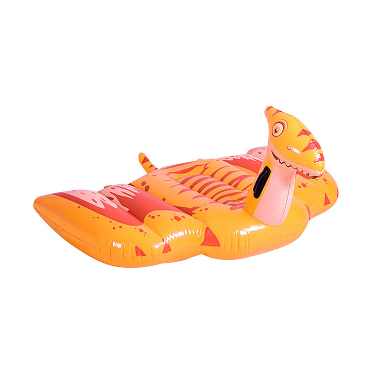 Customization kids adults orange pterosaur swimming pool rider inflatable animal toy fly dragon pool float