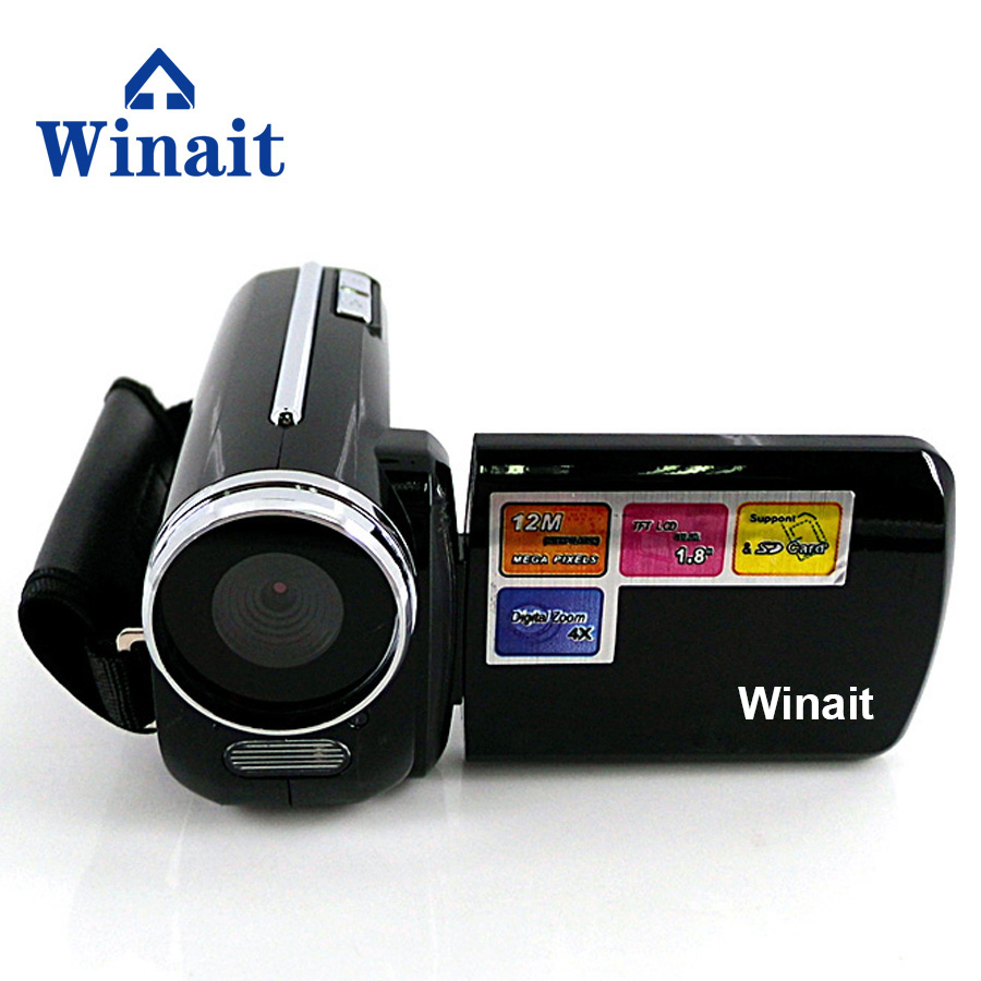 Winait Cheap Mini Gift Digital video camera with 1.8'' TFT LCD display/ Max. 12.0MP and 2x LED Flash Light