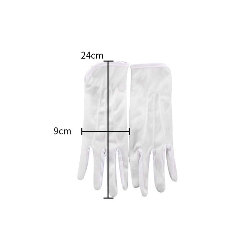 Woman Gloves Summer Sunscreen Driving Gloves Female Thin Pure Cotton Cute Sweet White Color Non-Slip Touchscreen Breathable