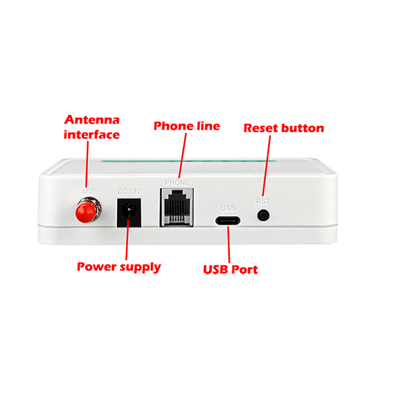 Fixed Wireless Terminal Quad Band GSM SIM Card PhoneLine Desktop Caller Dialer GSM850/900/1800/1900MHZ Standard DTMF Recognition