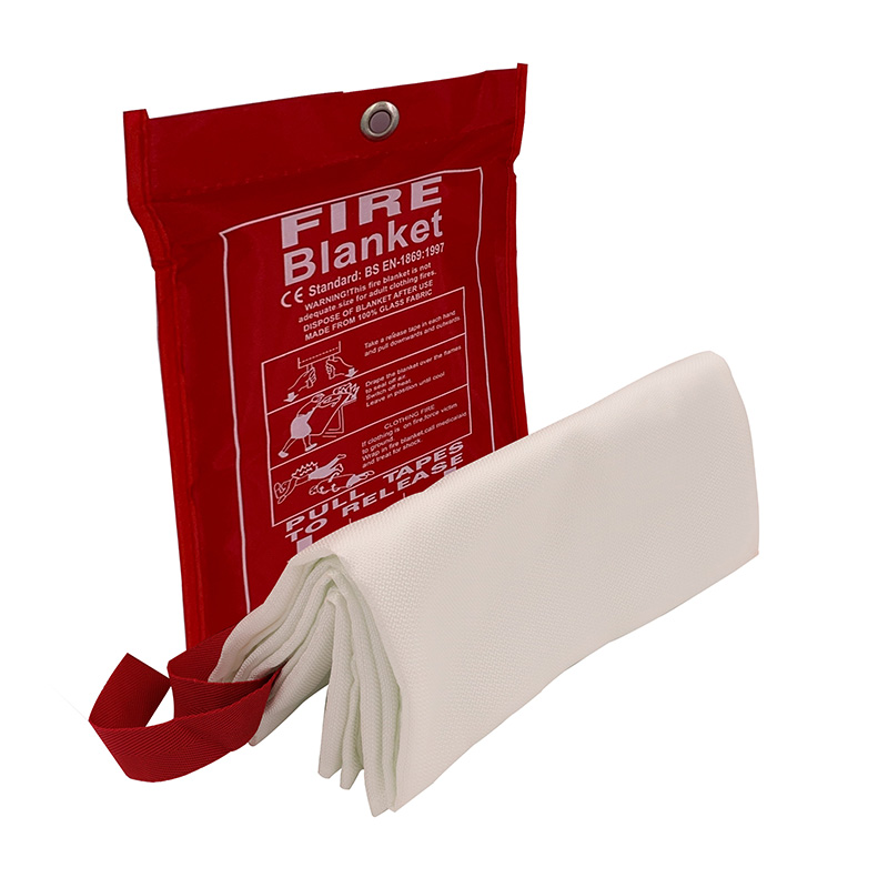 1M*1M Sealed Fire Blanket Flame Retardant Fiberglass Emergency Survival Fire Extinguishers Tent Boat Home Safety Cover Camping