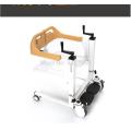 Free shipping Hot sale Wheelchair with toilet transfer commode adjustable bath chair hospital nursing for Invalid Disabled
