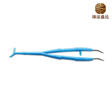 Disposable Curved Tip Dental ECO Tweezers