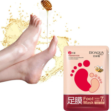 Honey Foot Masks Pedicure Socks Peeling Foot Care Beauty Feet Mask Feet Peeling Korean Foot Skin Care Set Skin Membrane 2 Pcs