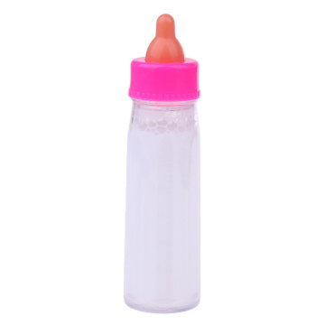 Newborn Baby Doll Magic Feeding Bottle Reborn Milk Bottle with Pacifier Disappearing Fake Drinking Bottle (Single Bottle)