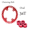 oval red 34t