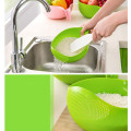 Rice Washing Filter Rice Sieve Plastic Colander Sieve Strainer Basket Kitchen Tools Food Beans Sieve Fruit Bowl Drainer Cleaning