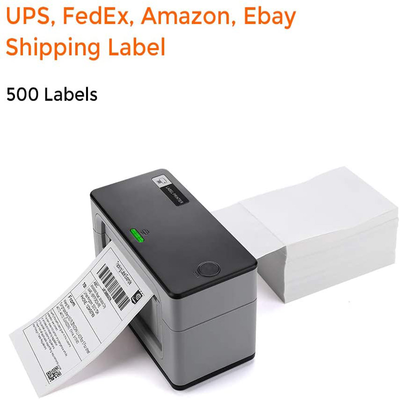 fanfold shipping stickers