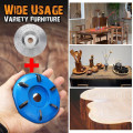 2PC Carbide Wood Sanding Carving Shaping Disc For Angle Grinder Grinding Wheel Extreme Shaping Disc Tungsten Carbide Woodworking