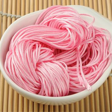 20M 1MM Cored Wire Nylon Cord color Thread Chinese Knot Macrame Rattail For DIY Bracelets Necklaces Braided Jewelry Accessories