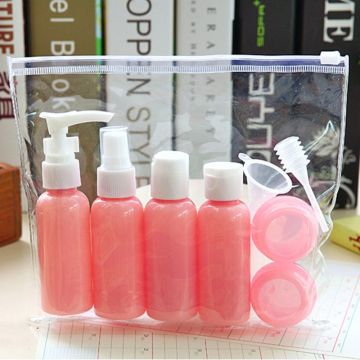 ISKYBOB 1pc Refillable Travel Bottles Set Package Cosmetics Bottles Plastic Pressing Spray Bottle Makeup Tools Kit For Travel